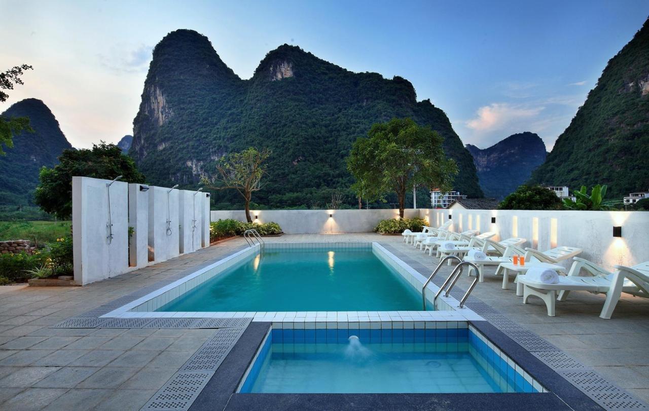 Blue Sky Hotel Yangshuo Dış mekan fotoğraf